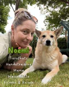 Hundetrainerin Noemi Kudrass mit Hündin Elli HUni München